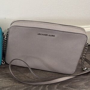 Michael Kors Gray Crossbody Bag